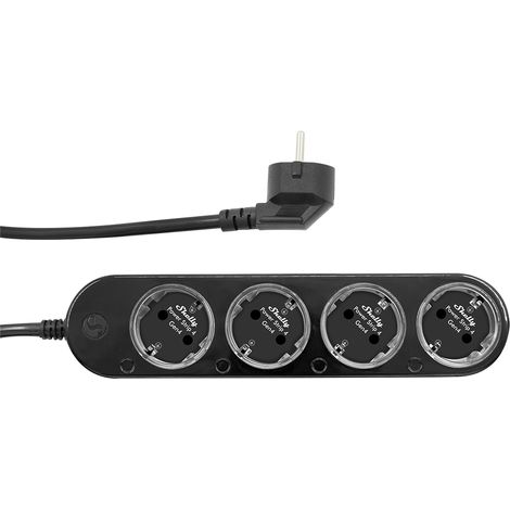 SHELLY POWER STRIP 4 GEN4 BLACK - Ciabatta Smart Wi-fi con monitoraggio energetico