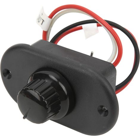 Variateur LED RV Interrupteur DC12V/24V 40W Montage Encastré à Graduation Continue 15%-100% Régulation Courant pour Yacht Camping-Car Voiture Camion (Couvercle Noir) (1/5)