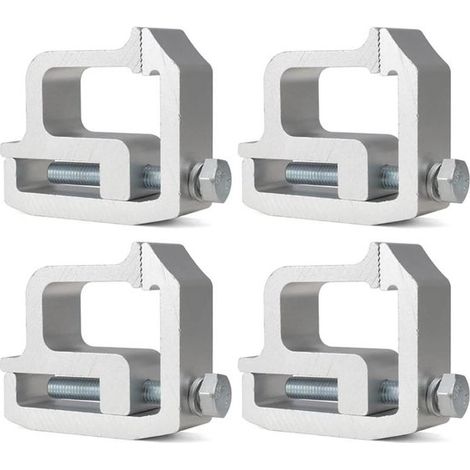 Allecto，Abrazaderas de montaje para capota de camioneta，Soportes para caja de camioneta，Soportes para capota de camioneta，4 piezas (1/5)