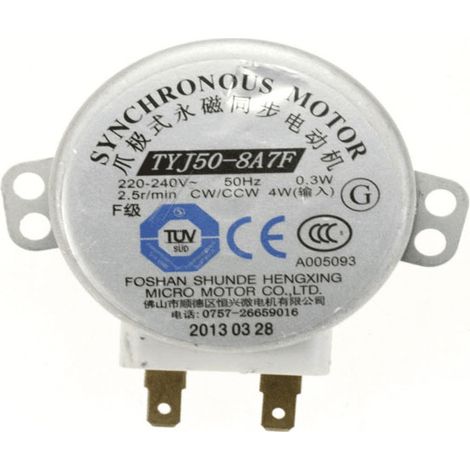 MOTEUR DE PLATEAU TOURNANT TYJ50-8A7F POUR MICRO ONDES CANDY - 49026362