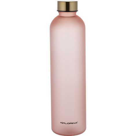 Botella de plástico Helmi de 1 litro, color rosa. (1/5)