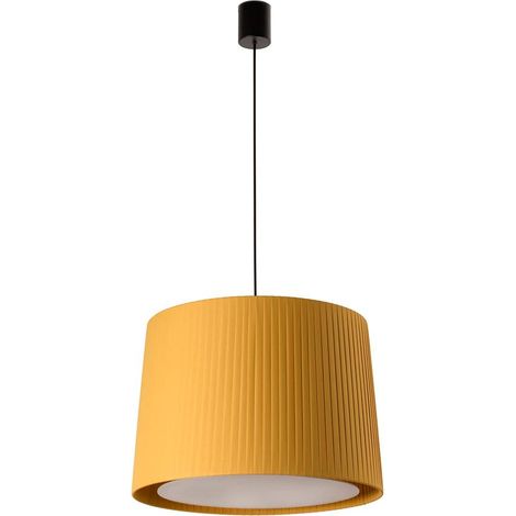 SAMBA Lámpara colgante simple negra/encintada amarilla 64315-45 (1/4)