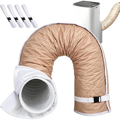 Gaine Isolante Pour Tuyau De Climatiseur - Housse De Protection De Tuyau D’Éva cuation D’air De Climatiseur Pour Divers Conduits De Ventilation (1/5)