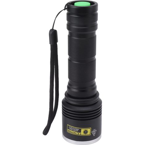 Lampe de poche UV LED 365nm, torche à lumière noire, coque en alliage d'aluminium, ultraviolette 40W 1800mW (1/5)