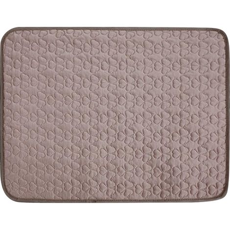 Générique Tapis Rafraichissant pour Chats et Chien Matelas Refroidissant Non Toxique Tapis Fraicheur pour Animaux de Compagnie Matelas Refrigerant Étanche et Facile à Nettoyer 70 x 100 cm (1/4)