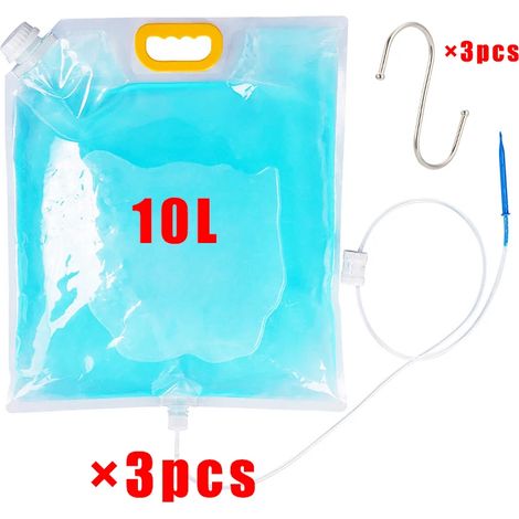 (3) Système d'arrosage automatique de 10 L, sacs d'irrigation goutte à goutte, outils d'irrigation de jardin (1/5)