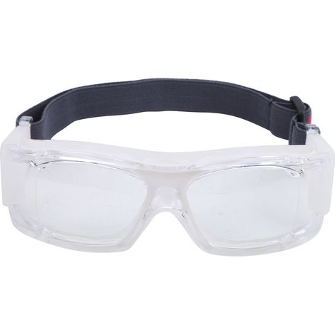 Lunettes de Protection Sport Anlorr Anti-Buée pour Tennis et Basketball - Blanc (1/5)
