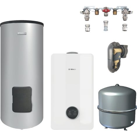 BOSCH Brennwert-Standardpaket Bopa ST CSH 011, Compress Hybrid CSH5800i G 30P23, WP 180 P 1 B