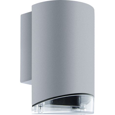 Lampada da parete per esterni da giardino KASJAN GU10 C IP54 grigio (1/2)