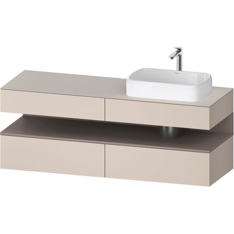 Duravit Collection One Meuble sous-vasque sur console, 2 tiroirs,