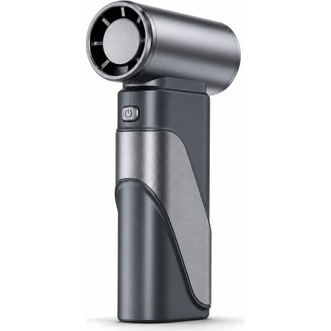 Mini soffiatore turbo portatile pieghevole 199 velocità 18 m/s grigio