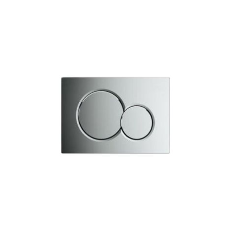 Plaque de commande WC Geberit Sigma01 – Chrome poli – Double touche 3/6L – Dimensions 247 x 165 mm – Compatible réservoirs Geberit-Chrom (1/5)