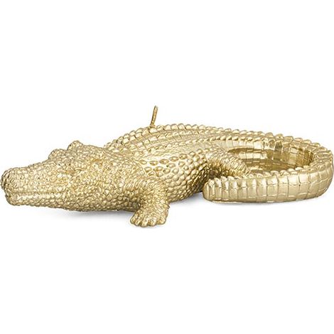 Tono Su Tono Candela Coccodrillo H 170 Mm Oro