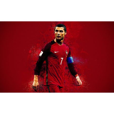Papier peint panoramique Football - Joueur de Foot - 130 cm x 81 cm (1/2)