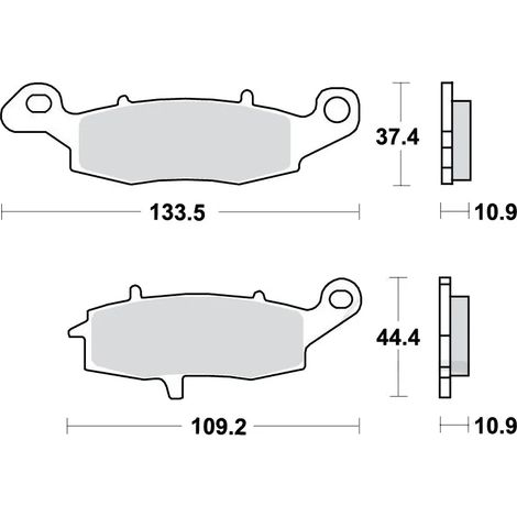 Pastiglie freno TRW MCB843