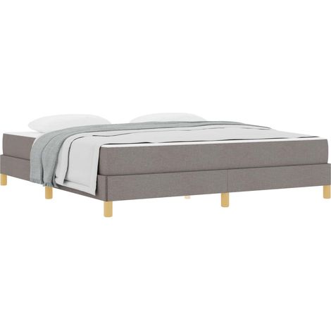 Maison Exclusive - Boxspringbett mit Matratze Taupe 180 x 200 cm