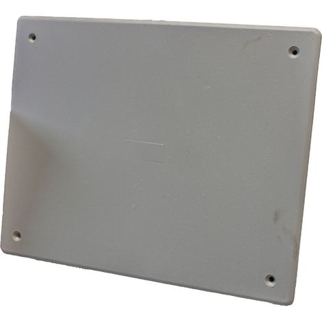 Coperchio per cassette di derivazione da incasso, 196x152 mm, ideale per protezione e copertura di impianti elettrici, PT06