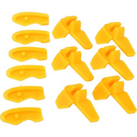 6 Paires de Supports de Machine ¨¤ Pneus, T¨ºte de Canard en Plastique, D¨montage des T¨ºtes de Canard, Protection de Jante de Roue pour Machine ¨¤ Changer de Pneu (1/5)