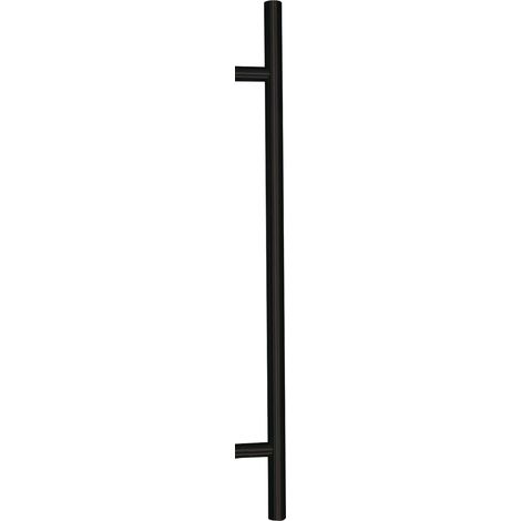 Poignée d'armoire 8202 LA 520 mm – Poignée de porte moderne Longueur 720 mm, acier inoxydable noir mat revêtu par pulvérisation (1/3)