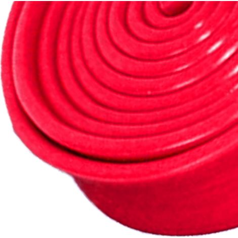 Rotes elastisches Widerstandsband für Sporttraining, Yoga und Basketball. (1/5)