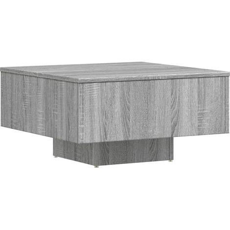 vidaXL Tavolino Salotto Grigio Sonoma 60x60x31,5 cm Legno