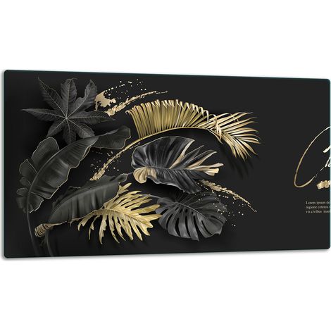Planche à découper en verre noir 52x30 (1/5)