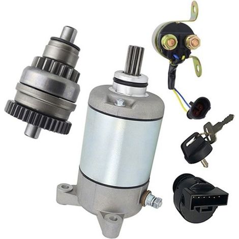 set of colors: see photo. Material: metal. Quad starter with relay. Bendix (1/5)