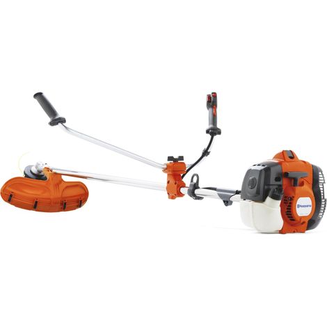 Husqvarna 135R Benzin-Freischneider mit Bullhorn-Griff ✔ 34,6-cm³-X-Torq®-Motor, 47 cm Schnittbreite, inklusive Schneidfaden, Grasklinge und Doppelgurt (1/2)