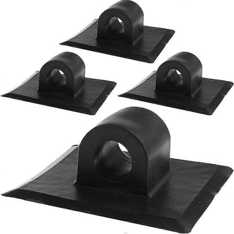 supports de fixation pour moteur de kayak, boucle et clip de fixation.-9.7X9.7X4CM-Black (1/4)