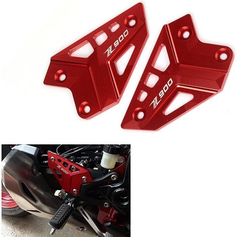 Repose-pieds de moto en aluminium pour Kawasaki Z900 2017-2022 (rouge) (1/5)