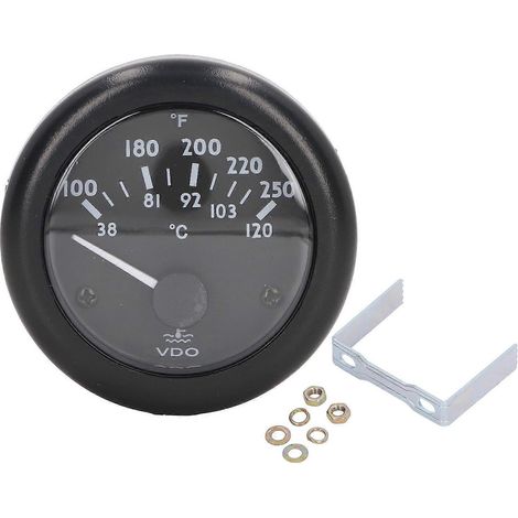 Motorwassertemperaturanzeige 2 Zoll, breiter Messbereich, hohe Genauigkeit, wasserdicht, vorne, Dieselgenerator-Wasser