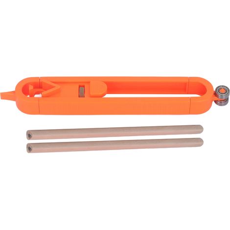 Gabarit de contour ABS, duplicateur de profil, outil de traçage de forme pour menuiserie, avec 2 crayons, mesure de moulures et angles. (1/5)