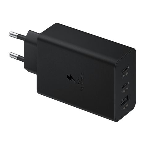 Cargador de pared rápido Samsung EP-T6530NBEGWW de 65 W, color negro. (1/5)