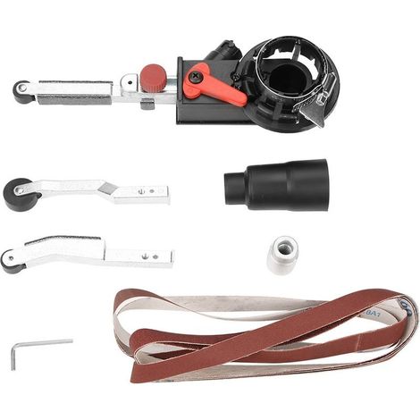 Adaptateur de ponçage pour ponceuse à bande, pour meuleuse d'angle électrique 14mm, ensemble de convertisseurs (1/5)