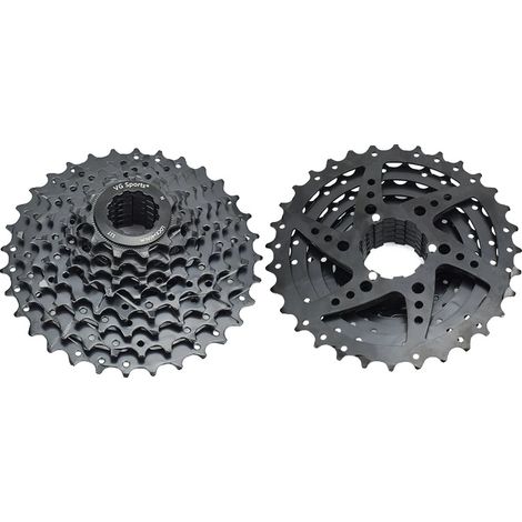 Piñón libre para bicicleta, compatible con 8-11 velocidades, diseño ligero, verde. (1/2)