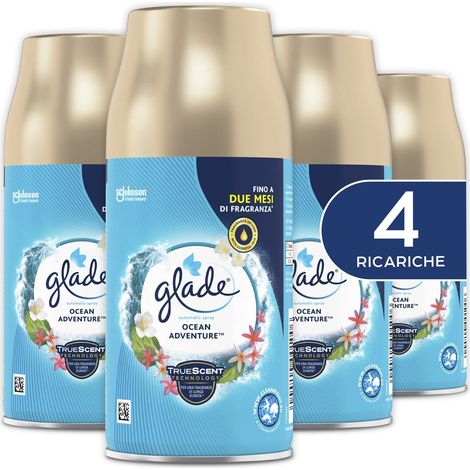 Glade Automatic Spray Ricarica, Fragranza Ocean Adventure - Scorta 4x269ml (1/4)