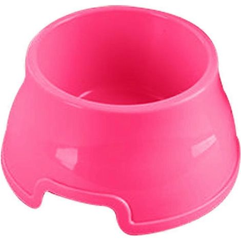 Gamelle surélevée pour chien, distributeur d'eau et de nourriture, antidérapante, pour chiens de petite et moyenne taille et chats - Rose rouge (1/5)