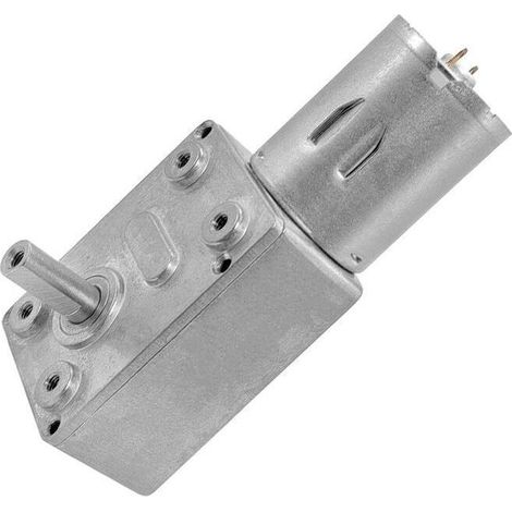 High Torque Reversible Electric Reduction Motor Gearbox Worm Gear Motor 12V 67RPM Silver (1/5)