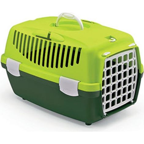 Gabbia gabbietta trasportino per animali cane gatto da viaggio (1/4)