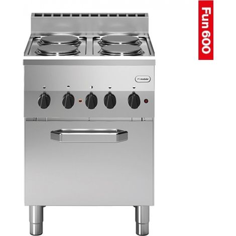 Fourneau - Fun 600 - 4 plaques et four électrique à convection - Modular