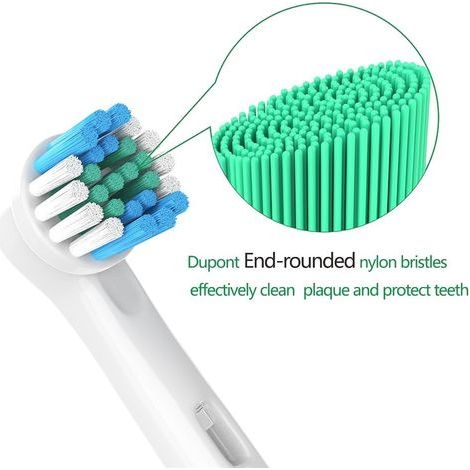 YanBan Têtes de brosse à dents pour Oral B brosse à dents électrique Compatible avec Braun les têtes de brosse de rechange Lot de 16 avec emballage (1/4)