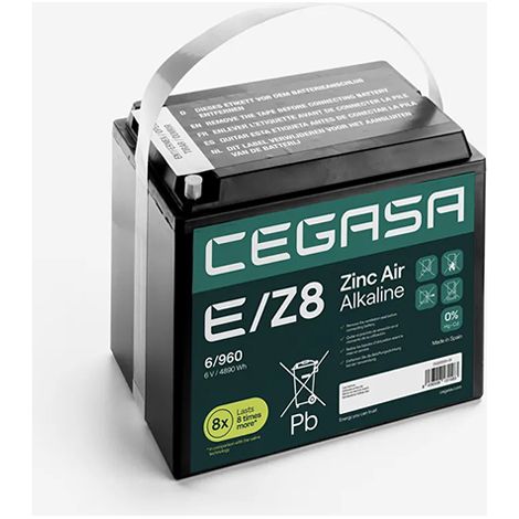Cegasa - Pile depolarisation air alcaline eZ8 6/960 6V 960Ah
