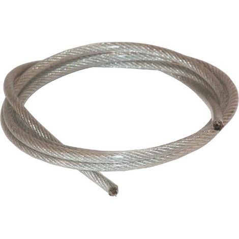 Câble en acier revêtement en PVC 3-4 mm UNIVERSEL WR04PVC