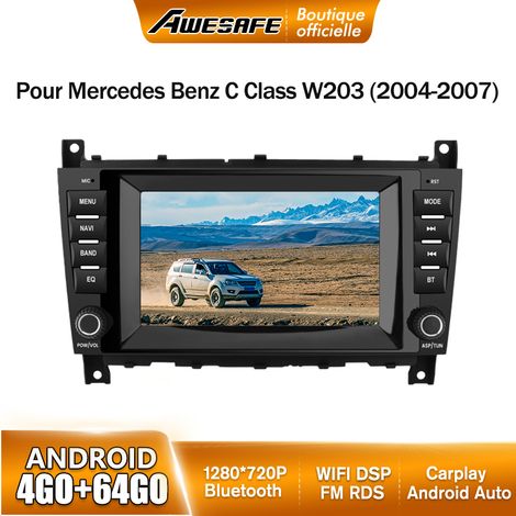 AWESAFE 4G Autoradio Android 13 pour Mercedes-Benz CLC W203 (2008-2010) CLK W209 (2005-2011) 4Go+64Go 8'' Écran Android Auto Carplay (1/5)