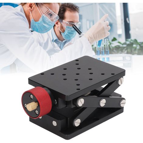Plateforme élévatrice de haute précision, plateforme élévatrice à déplacement précis, plateforme élévatrice manuelle, table de travail élévatrice de laboratoire (1/5)