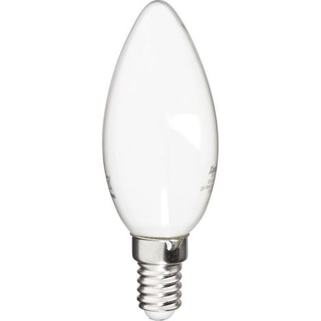 Xanlite - Ampoule à filament LED Flamme Opaque, culot E14, 7W (eq. 75W), 1055 lumens, Blanc neutre - RFV1055FOCW (1/5)