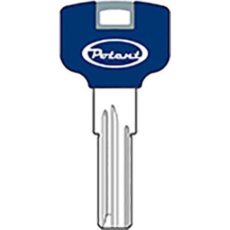 CHIAVE PUNZONATA POTENT 3400KB ORIGINALE - OTTONE NICHELATO - 10 pezzi