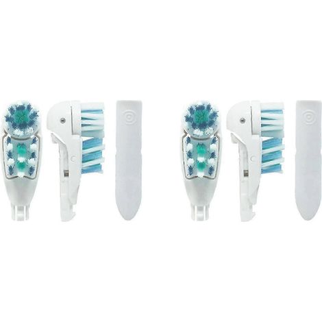têtes de brosse de rechange Sensitive Dual Clean pour brosse à dents électrique rotative 3733 4732 4734