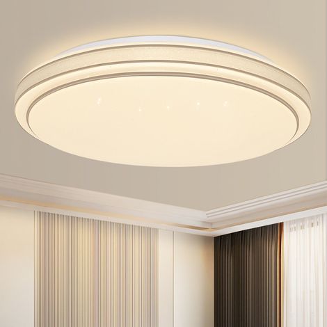 GBLY Deckenlampe LED Deckenleuchte Schlafzimmer - Ø27cm Schlafzimmerlampe Sternenhimmel Modern 12W Küchenlampe Warmweiß Flurlampe Rund Küche Deckenbeleuchtung für Flur Wohnzimmer Kinderzimmer