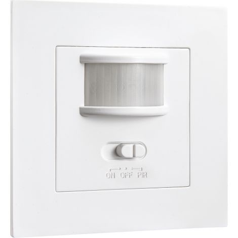 Infrarot-Bewegung und Infrarot-Sensor bewegen vi white Reichweite 9m 160º ip20 8,2x8,2x5 cm cut-off 7x7 cm einstellbare Zeit und Intensität